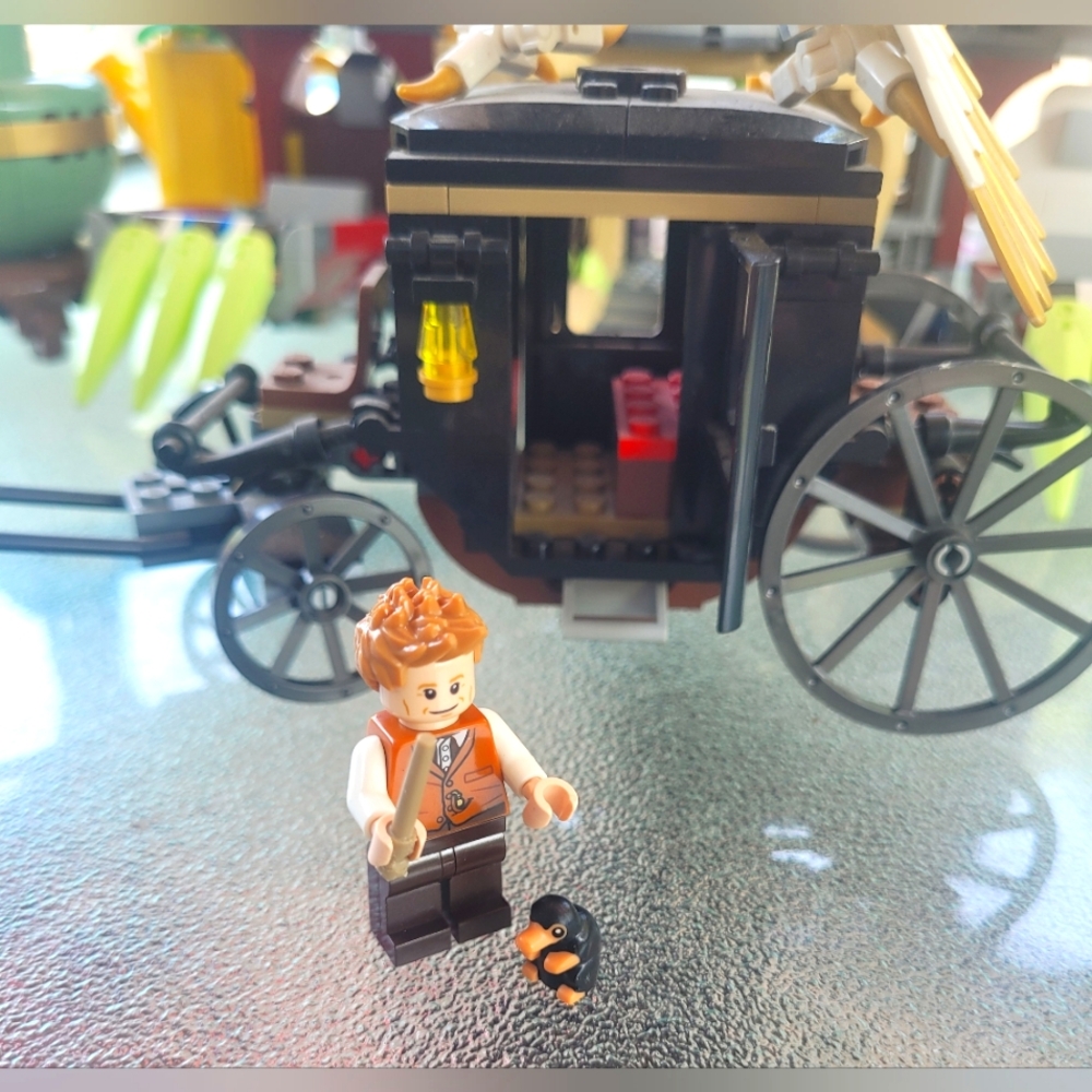 LEGO® Newt Scamandar hp165 Minifigure, Lego Set not included. 